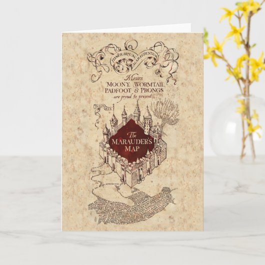 Harry Potter Spell | Kaart van Marauder (Gele Bloem)