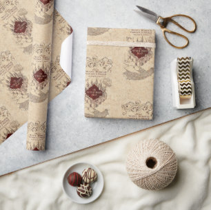 Harry Potter Spell Kaart van Marauder Cadeaupapier