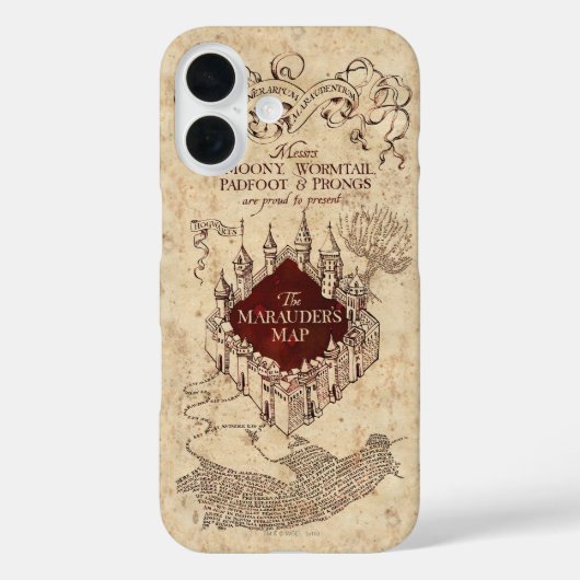 Harry Potter Spell | Kaart van Marauder Case-Mate iPhone Case (Achterkant)