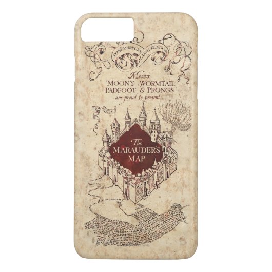 Harry Potter Spell | Kaart van Marauder Case-Mate iPhone Case (Achterkant)
