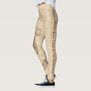 Harry Potter Spell   Kaart van Marauder Leggings