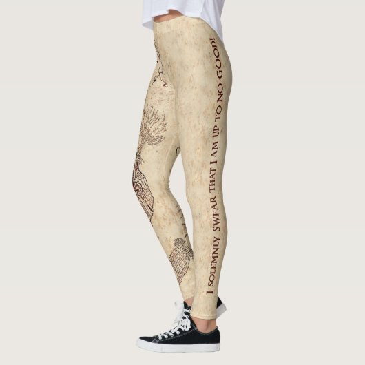 Harry Potter Spell | Kaart van Marauder Leggings (Links)