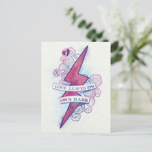 Harry Potter Spell | Liefde verliest zijn eigen me Briefkaart (Staand voorkant)