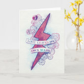 Harry Potter Spell | Liefde verliest zijn eigen me Kaart (Gele Bloem)