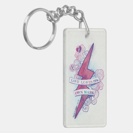 Harry Potter Spell | Liefde verliest zijn eigen me Sleutelhanger (Voorkant Links)