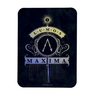 Harry Potter Spell   Lumos Maxima Grafisch Magneet