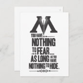 Harry Potter Spell | Ministerie van Magische Propa Briefkaart (Voorkant / Achterkant)