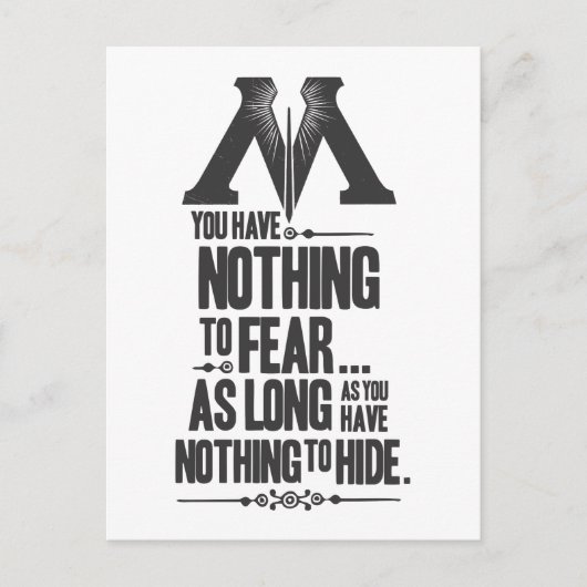 Harry Potter Spell | Ministerie van Magische Propa Briefkaart (Voorkant)