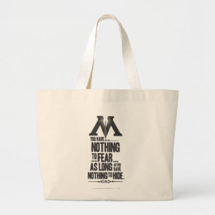 Harry Potter Spell   Ministerie van Magische Propa Grote Tote Bag