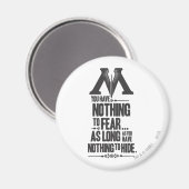 Harry Potter Spell | Ministerie van Magische Propa Magneet (Voorkant / Achterkant)