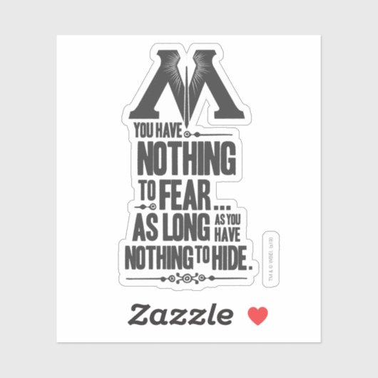 Harry Potter Spell | Ministerie van Magische Propa Sticker (Vel)