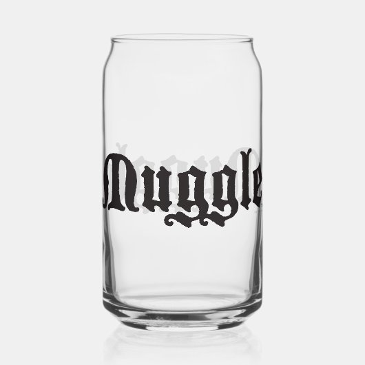 Harry Potter Spell | Muggle Blikvorm Glas (Achterkant)