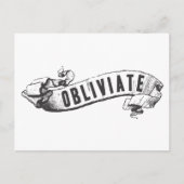 Harry Potter Spell | Obliviaat Briefkaart (Voorkant)