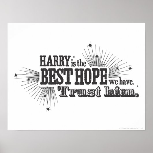 Harry Potter Spell | Onze beste hoop Poster (Voorkant)