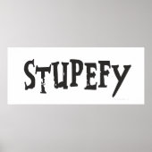 Harry Potter Spell | Stupefy Stunning Spell Poster (Voorkant)
