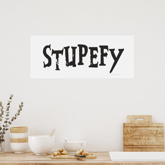 Harry Potter Spell | Stupefy Stunning Spell Poster (Keuken)