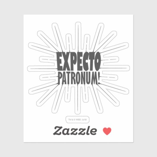 Harry Potter Spell | VERWACHT PATRONUM™! Sticker (Vel)