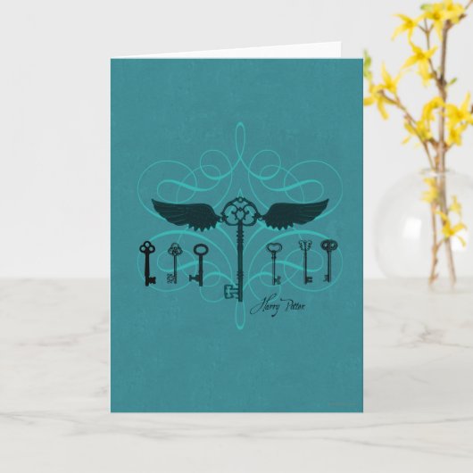 Harry Potter Spell | Vliegsleutels Kaart (Gele Bloem)