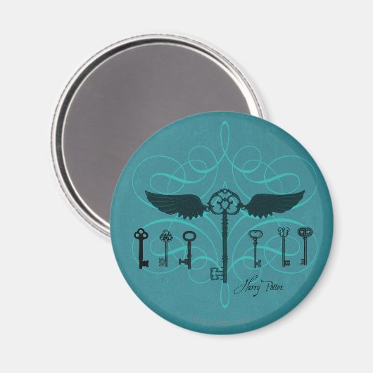 Harry Potter Spell | Vliegsleutels Magneet (Voorkant / Achterkant)