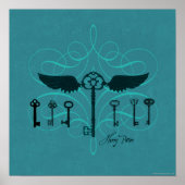 Harry Potter Spell | Vliegsleutels Poster (Voorkant)