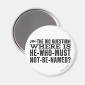 Harry Potter Spell | Waar is Voldermort? Magneet (Voorkant / Achterkant)