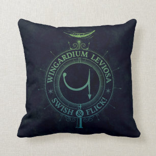 Harry Potter Spell   Wingardium Grafische Leviosa Kussen