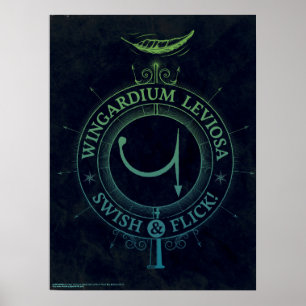 Harry Potter Spell   Wingardium Leviosa Grafisch Poster