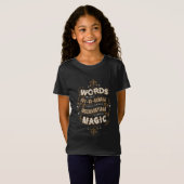 Harry Potter Spell | Woorden is het Onze Meeste T-shirt (Voorkant volledig)