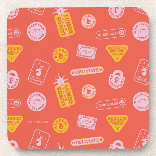 HARRY POTTER™ | Spellerpatroon Bier Onderzetter (Voorkant)