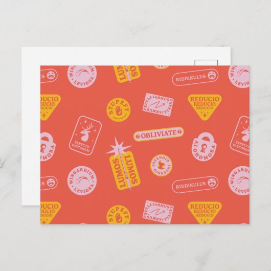 HARRY POTTER™ | Spellerpatroon Briefkaart (Voorkant / Achterkant)