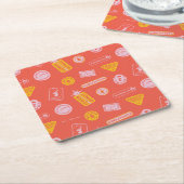 HARRY POTTER™ | Spellerpatroon Kartonnen Onderzetters (Schuin)