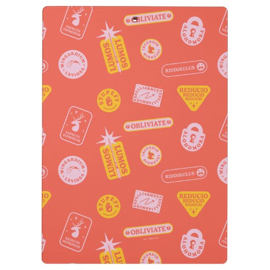 HARRY POTTER™ | Spellerpatroon Klembord (Achterkant)