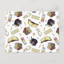 HARRY POTTER™ Spells & Books Pattern Briefkaart