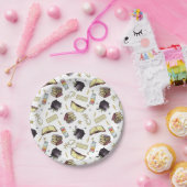 HARRY POTTER™ Spells & Books Pattern Papieren Bordje (Feest)