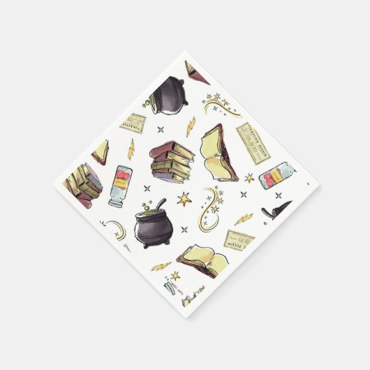 HARRY POTTER™ Spells & Books Pattern Servet (Hoek)
