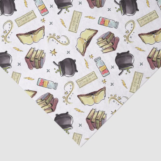 HARRY POTTER™ Spells & Books Pattern Tissuepapier (Detail)