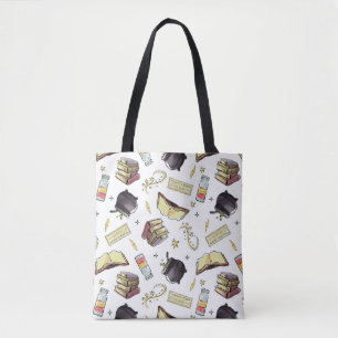 HARRY POTTER™ Spells & Books Pattern Tote Bag