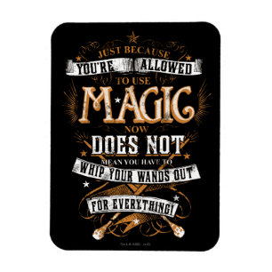 Harry Potter spreuk   Alleen maar omdat het mag Magneet