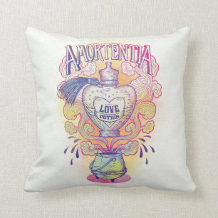 Harry Potter spreuk Amortentia Liefdesdrankfles Kussen