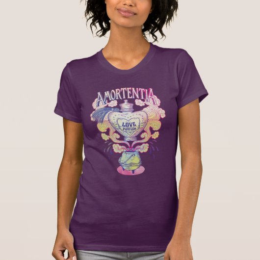 Harry Potter spreuk | Amortentia-liefdesdrankfles T-shirt (Voorkant)