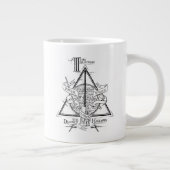 Harry Potter Spreuk | DEATHLY HALLOWS Grafisch Grote Koffiekop (Rechts)