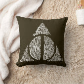 Harry Potter Spreuk | DEATHLY HALLOWS Typografie G Kussen (Deken)