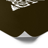 Harry Potter Spreuk | DEATHLY HALLOWS Typografie G Poster (Hoek)