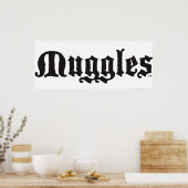 Harry Potter spreuk | Dreuzels Poster (Keuken)