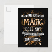 Harry Potter Spreuk | Gewoon omdat het mag Briefkaart (Voorkant / Achterkant)