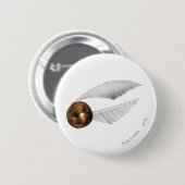 Harry Potter spreuk | Gouden Snaai Ronde Button 5,7 Cm (Voorkant /achterkant)