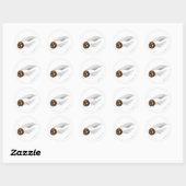 Harry Potter spreuk | Gouden Snaai Ronde Sticker (Vel)