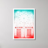 Harry Potter-spreuk | handinstructiekaart Canvas Afdruk (Voorkant)