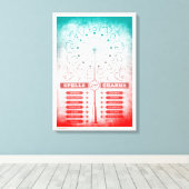 Harry Potter-spreuk | handinstructiekaart Canvas Afdruk (Insitu (Houten vloer))