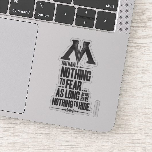 Harry Potter spreuk | Ministerie van Magie Propaga Sticker (Detail)